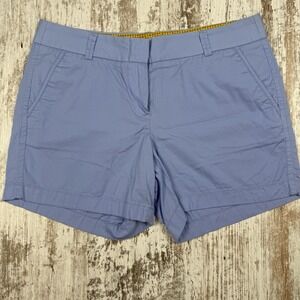 J. Crew Light Blue Chino Short Size 6 Women's Lightweight Breathable